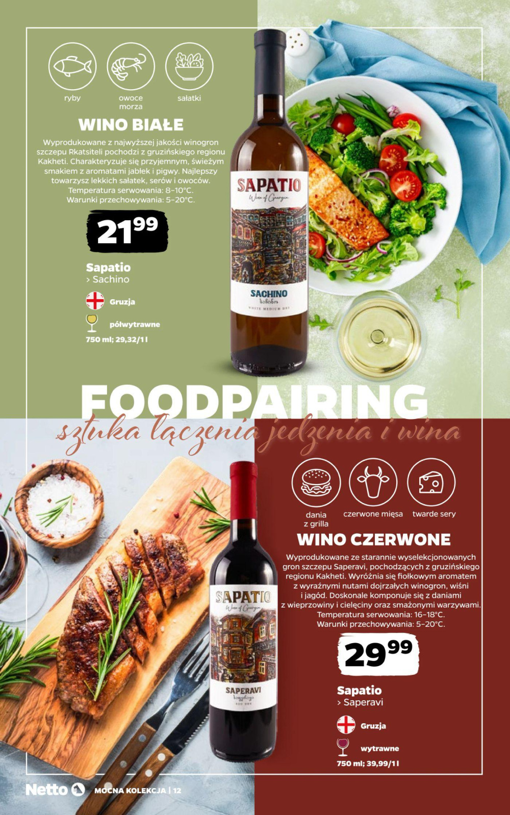 Leták Netto gazetka - Wina, Polsko - strana 12