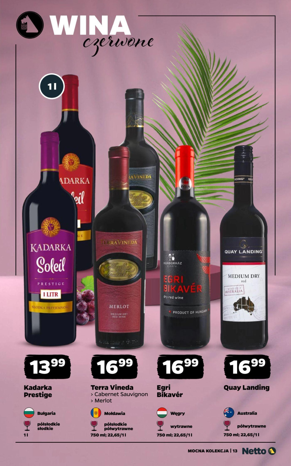 Leták Netto gazetka - Wina, Polsko - strana 13