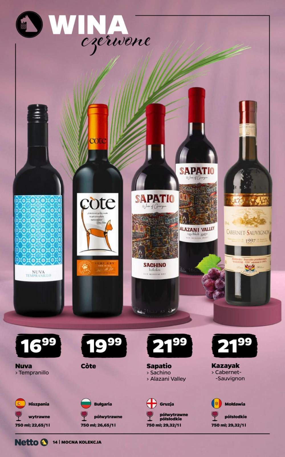 Leták Netto gazetka - Wina, Polsko - strana 14