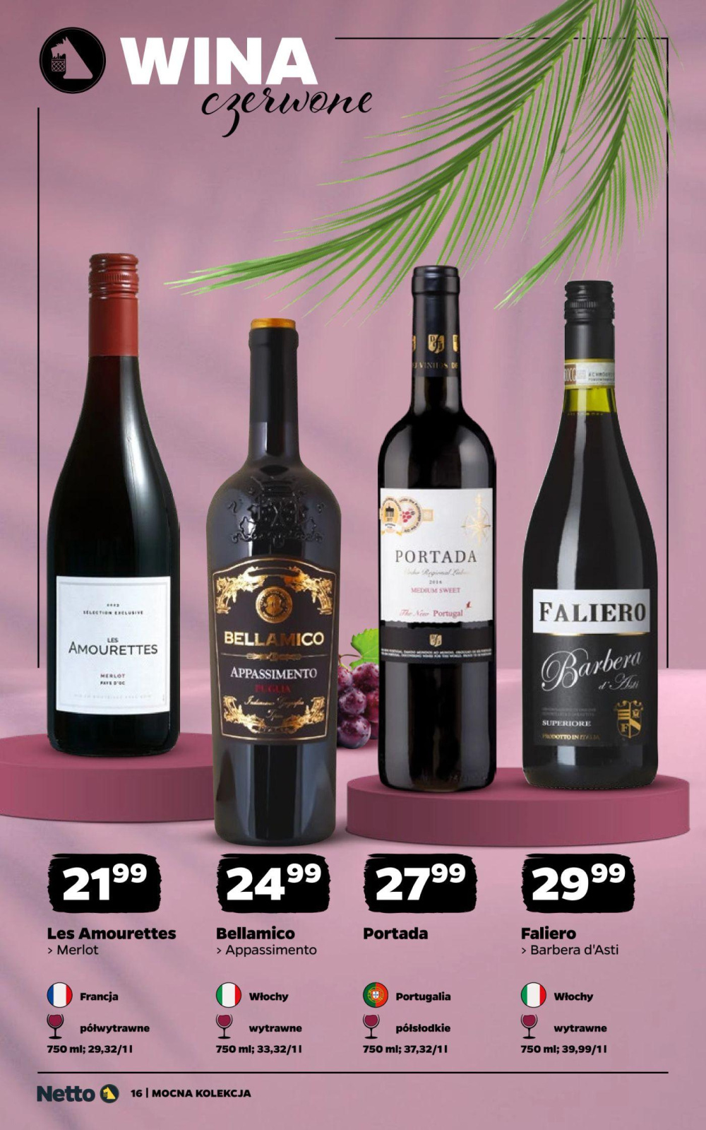 Leták Netto gazetka - Wina, Polsko - strana 16