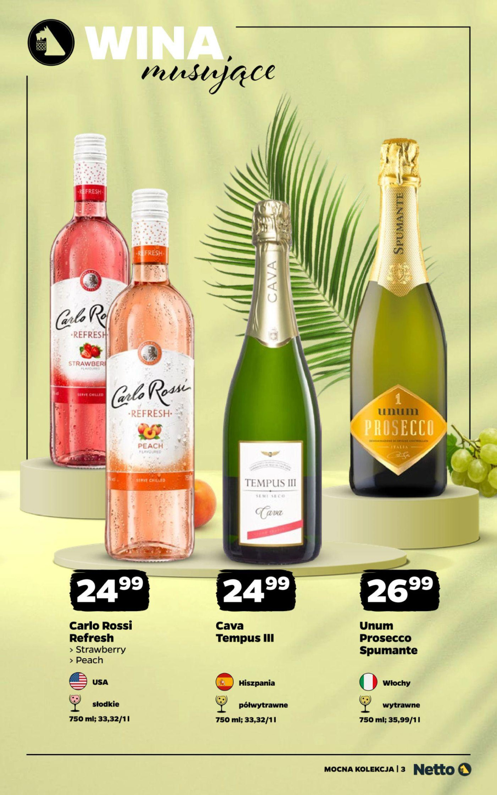 Leták Netto gazetka - Wina, Polsko - strana 3