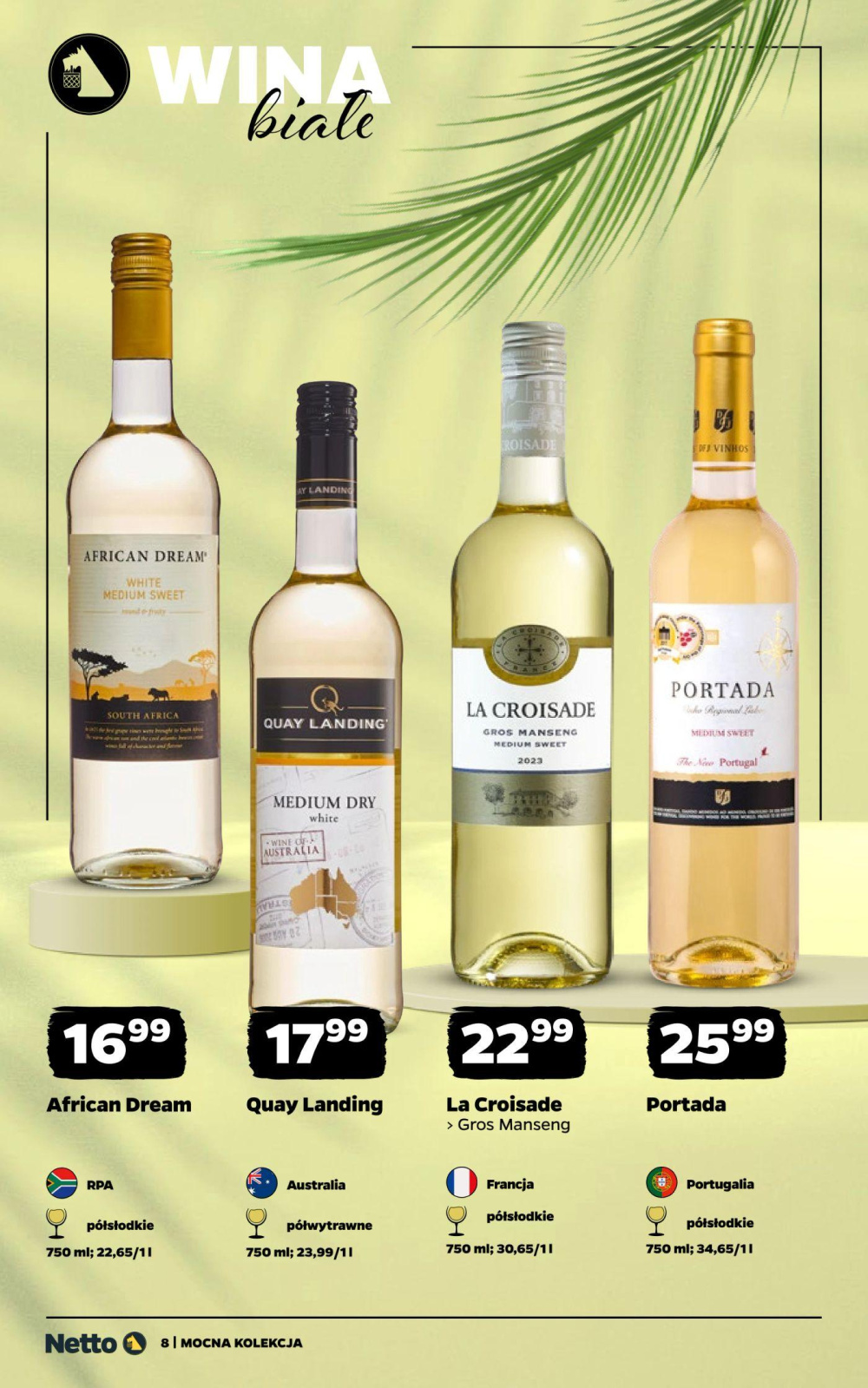 Leták Netto gazetka - Wina, Polsko - strana 8