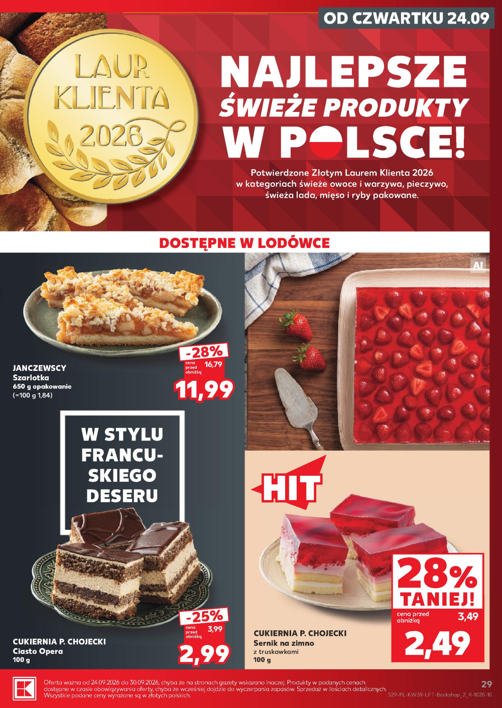Leták Kaufland gazetka Cieszyn, Polsko - strana 29