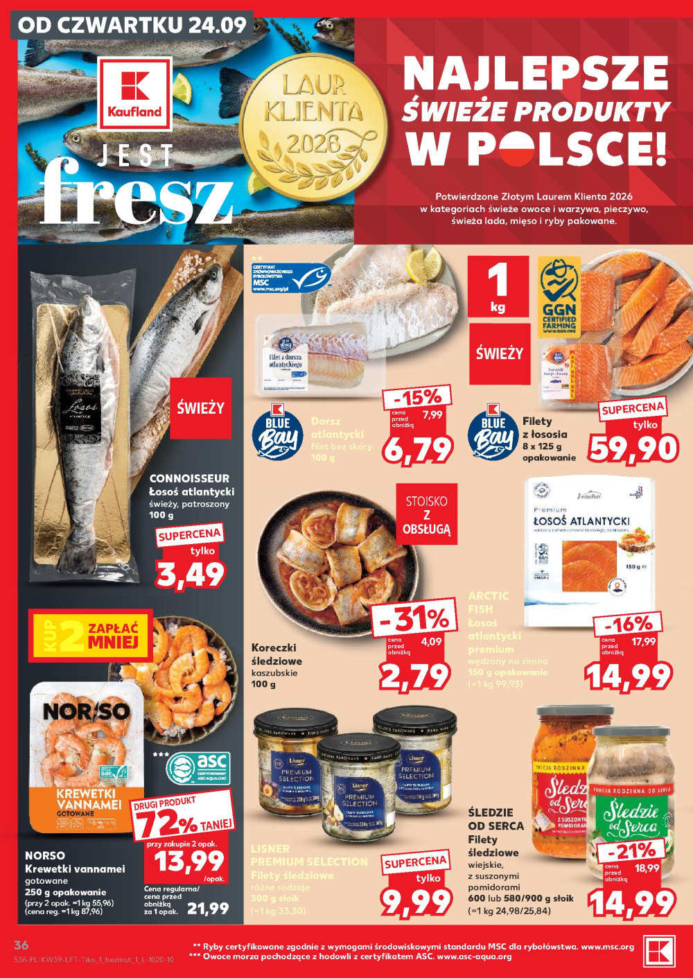 Leták Kaufland gazetka Cieszyn, Polsko - strana 36