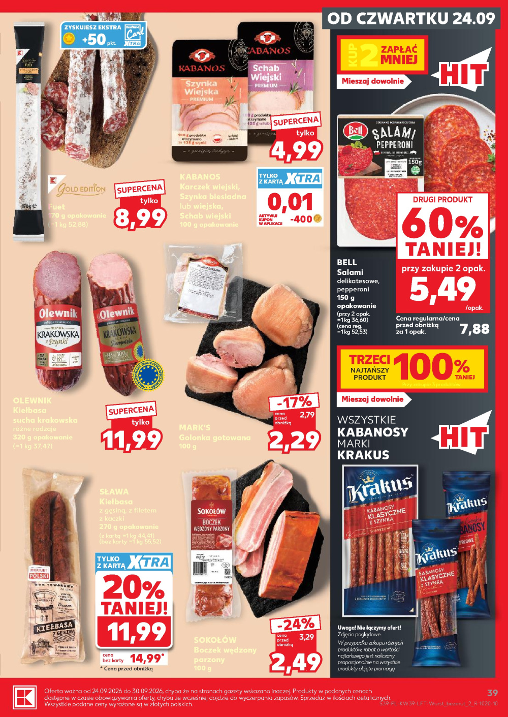 Leták Kaufland gazetka Cieszyn, Polsko - strana 39