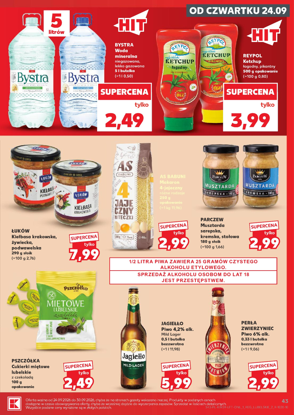 Leták Kaufland gazetka Cieszyn, Polsko - strana 43