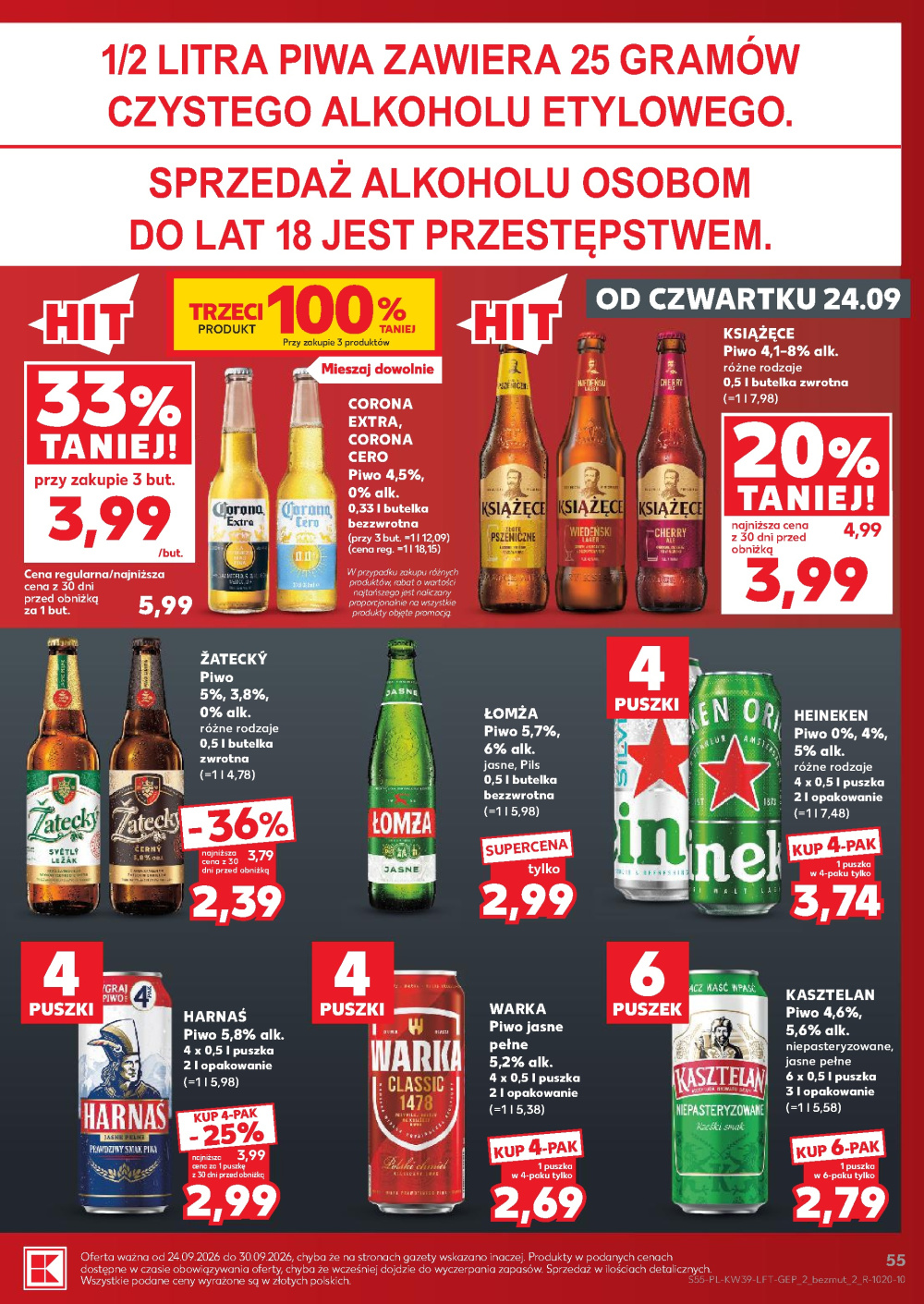 Leták Kaufland gazetka Cieszyn, Polsko - strana 55