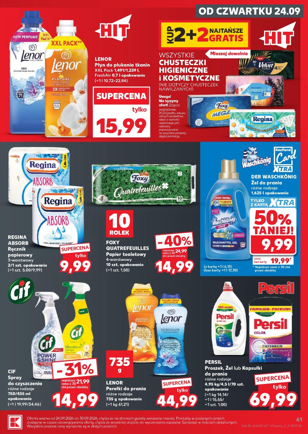Leták Kaufland gazetka Cieszyn, Polsko - strana 61