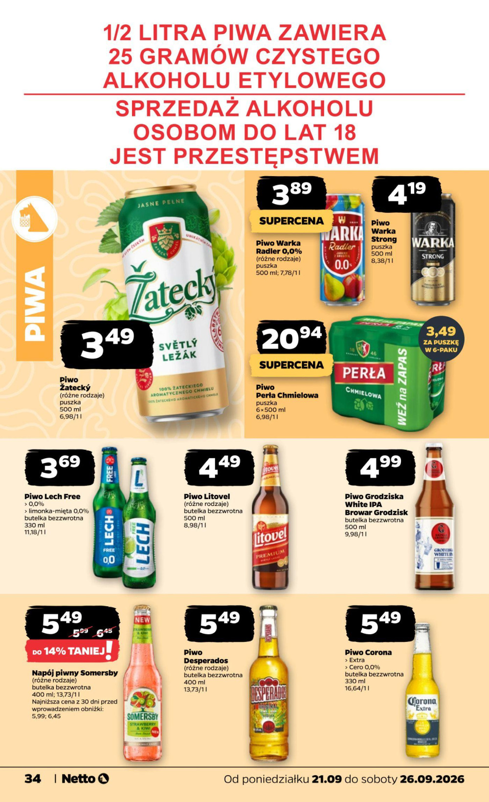 Leták Netto gazetka, Polsko - strana 34