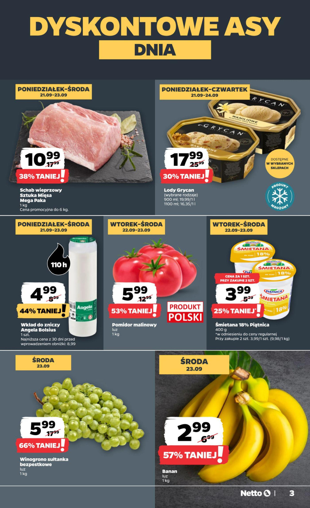Leták Netto gazetka, Polsko - strana 3