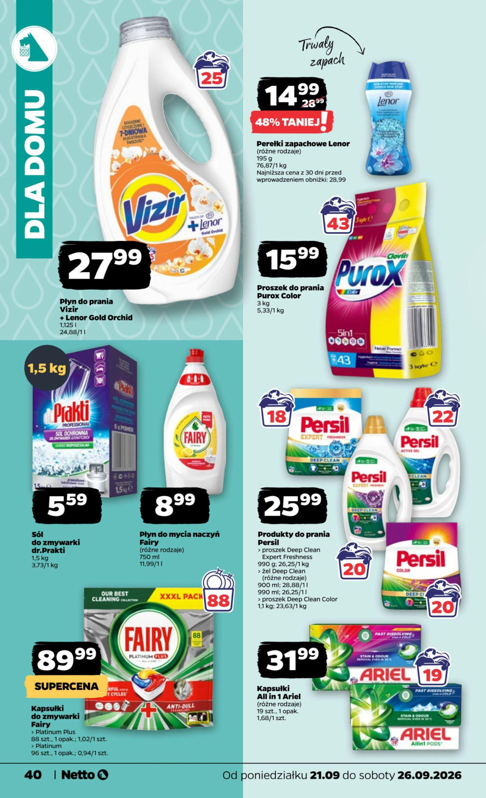 Leták Netto gazetka, Polsko - strana 40