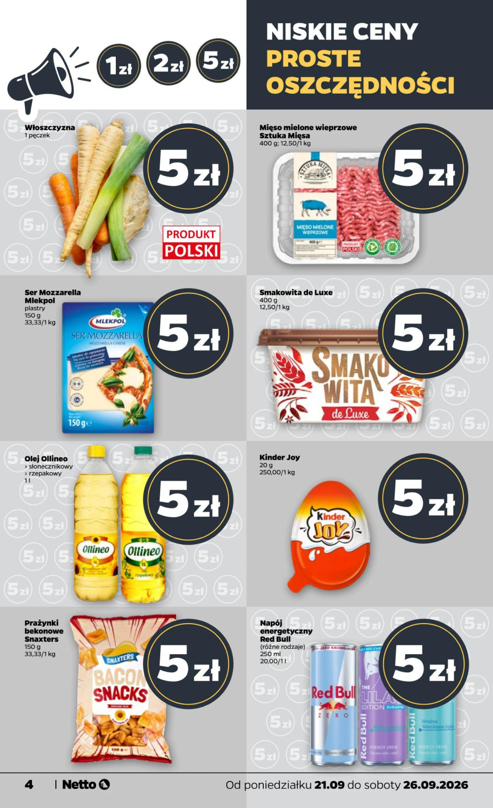 Leták Netto gazetka, Polsko - strana 4