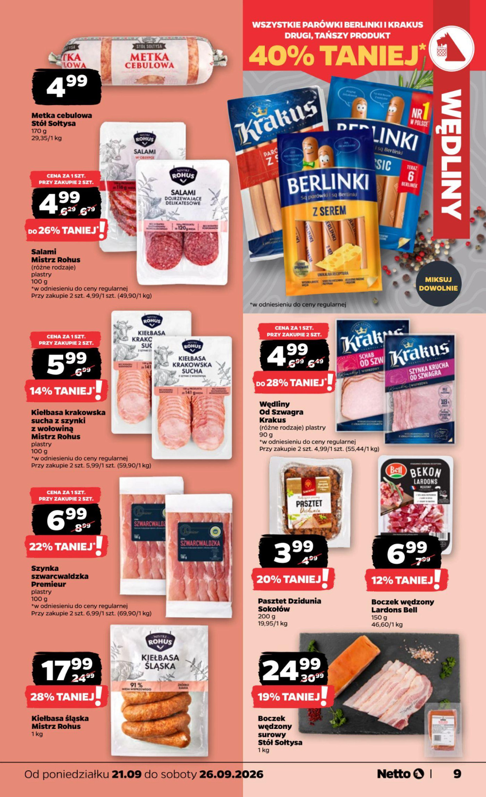 Leták Netto gazetka, Polsko - strana 9