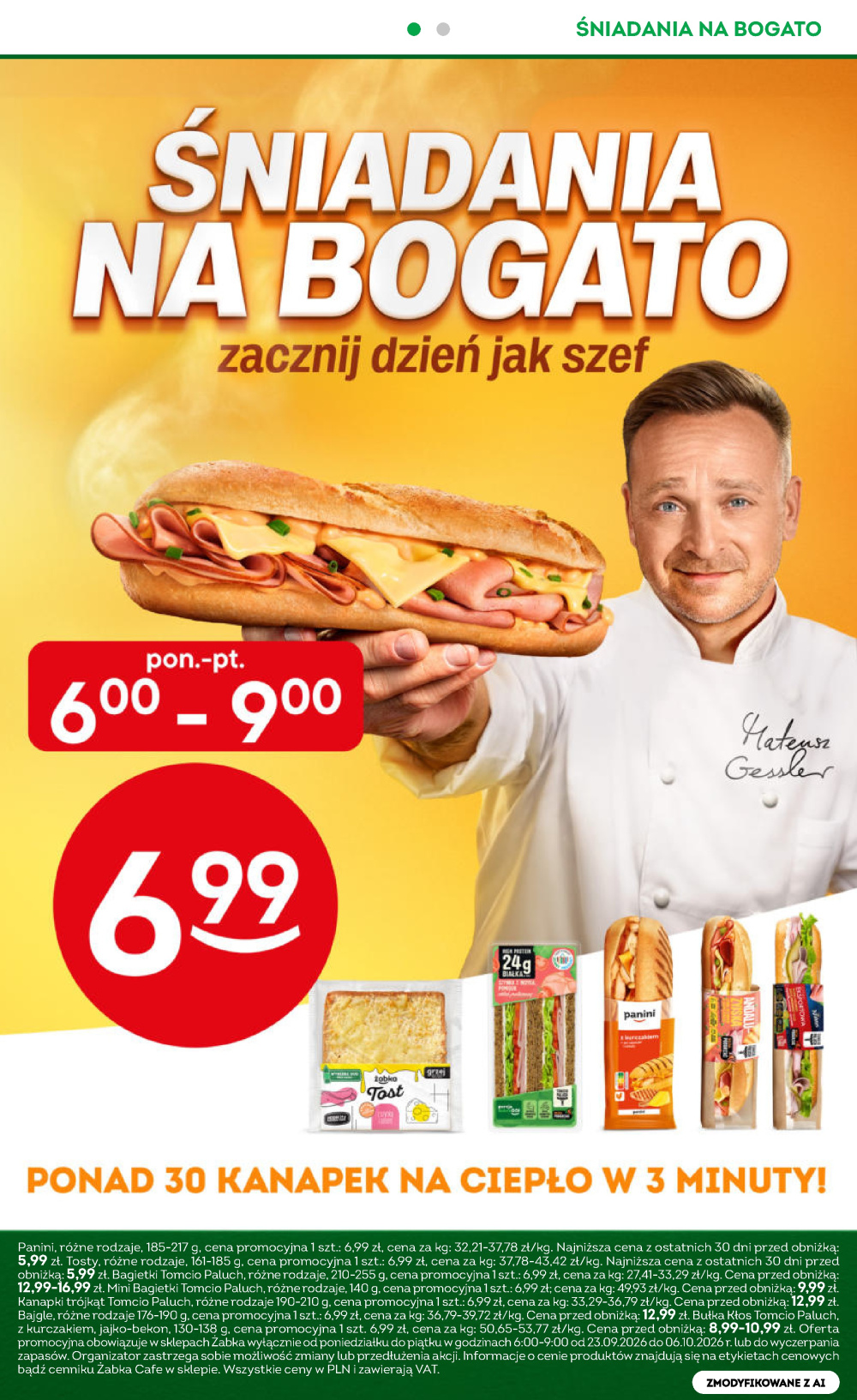 Leták Żabka gazetka, Polsko - strana 8