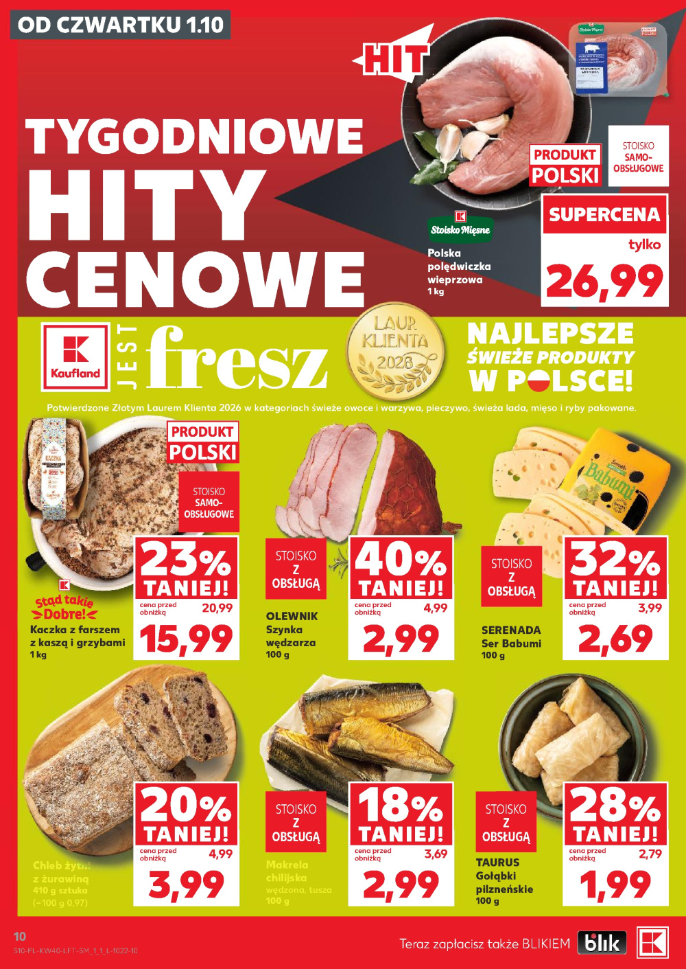 Leták Kaufland gazetka Cieszyn, Polsko - strana 10