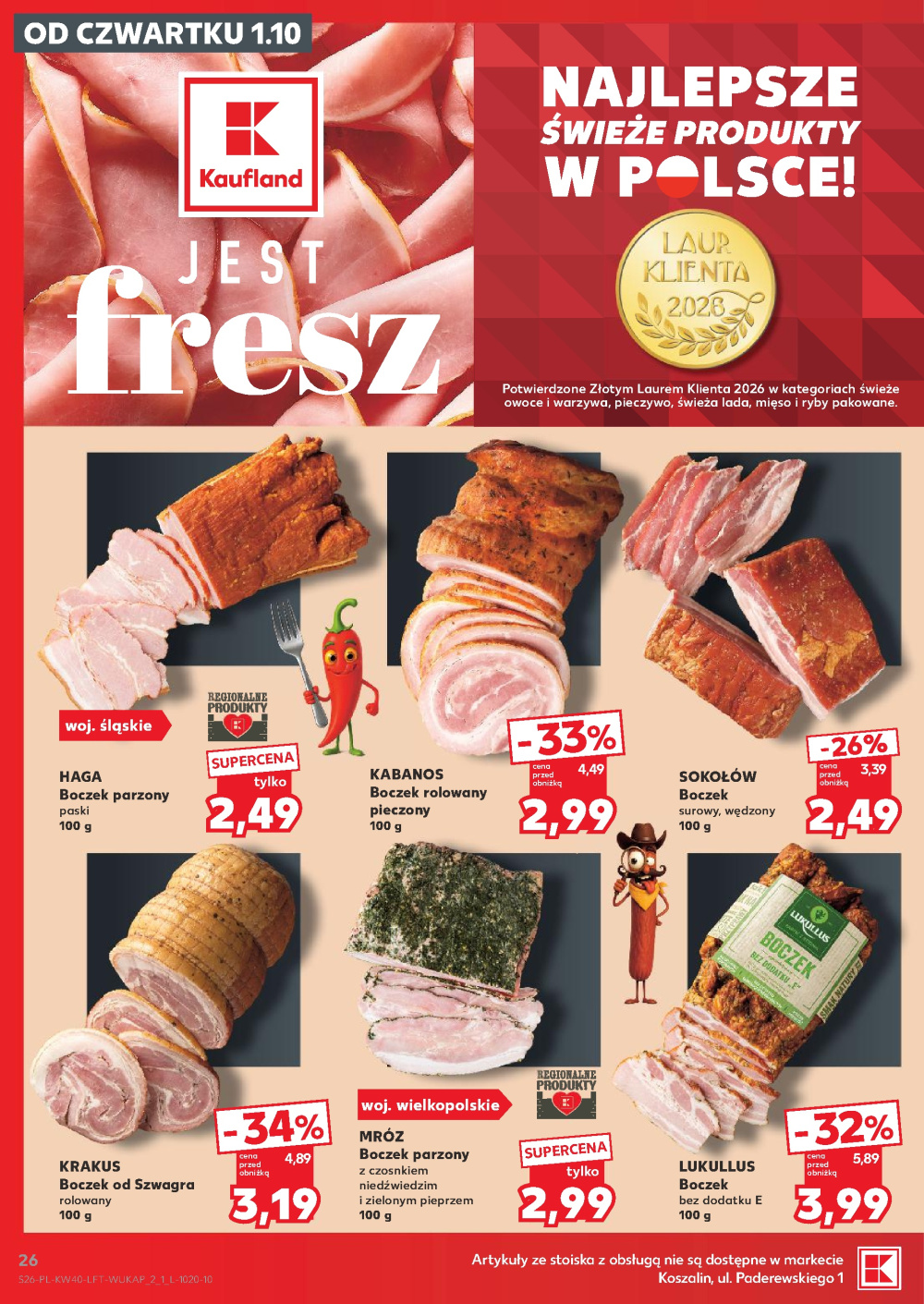 Leták Kaufland gazetka Cieszyn, Polsko - strana 26
