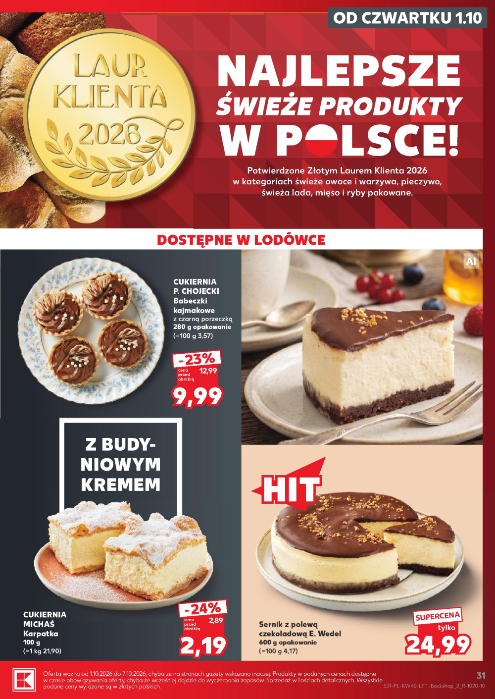 Leták Kaufland gazetka Cieszyn, Polsko - strana 31