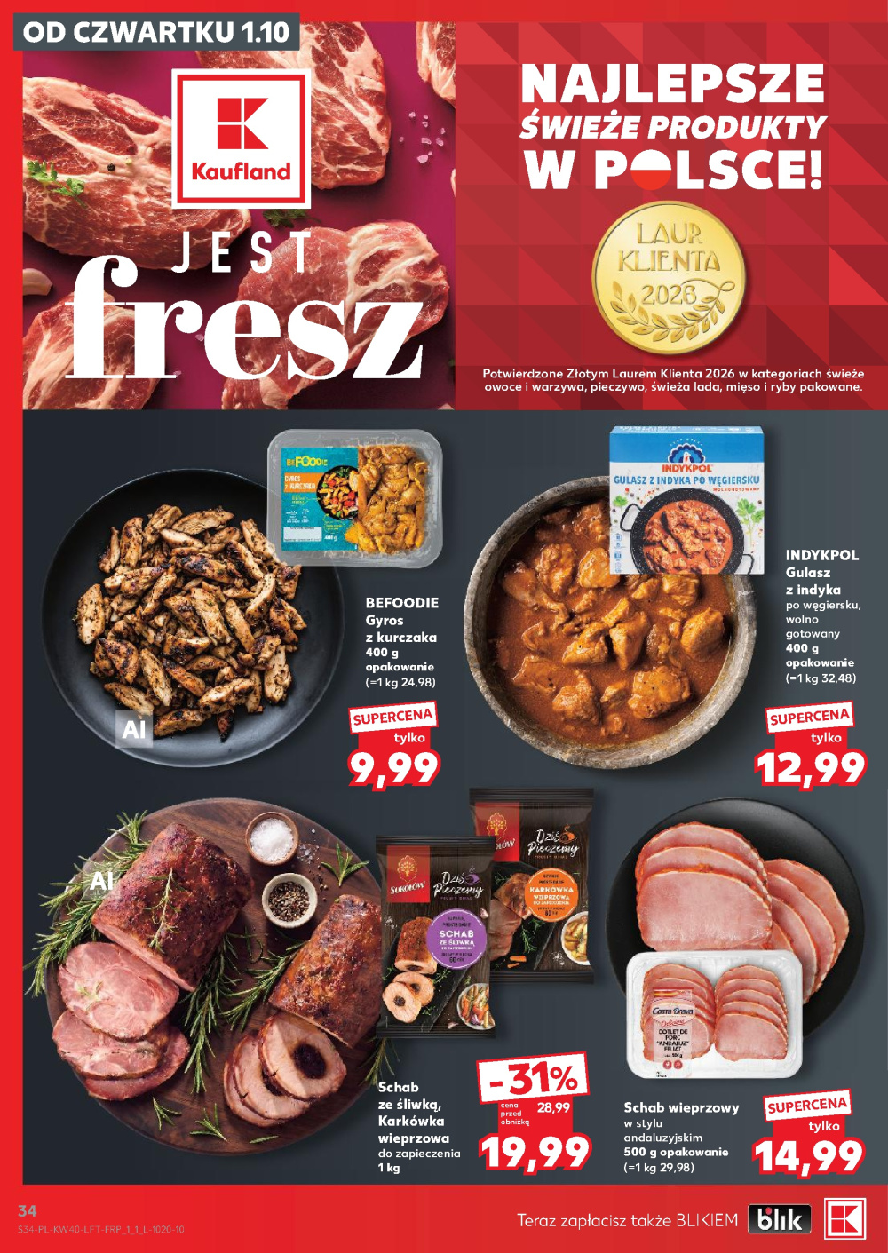 Leták Kaufland gazetka Cieszyn, Polsko - strana 34