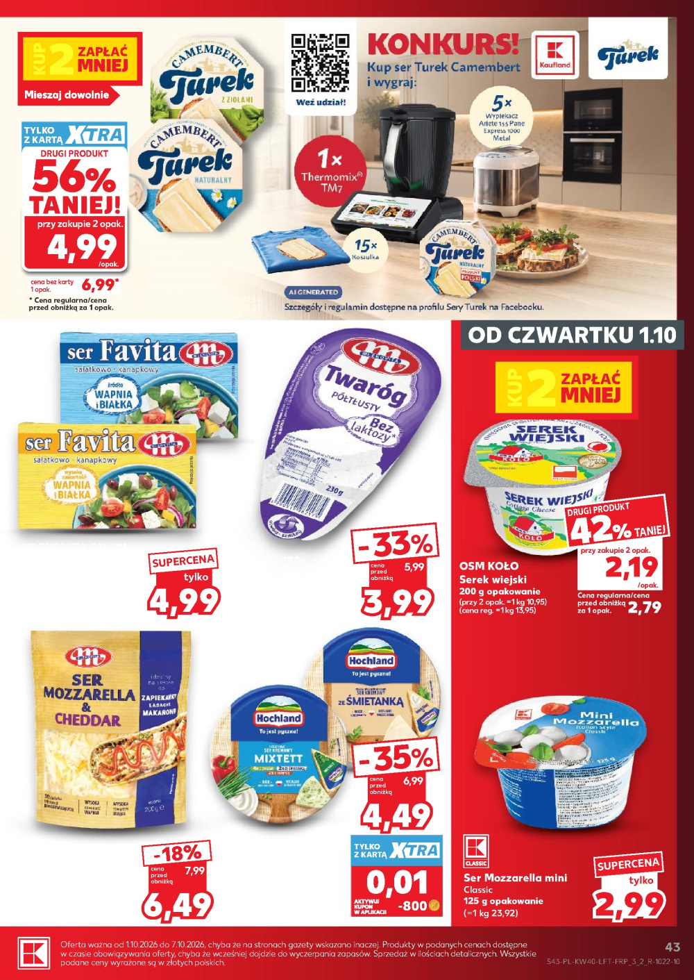 Leták Kaufland gazetka Cieszyn, Polsko - strana 43