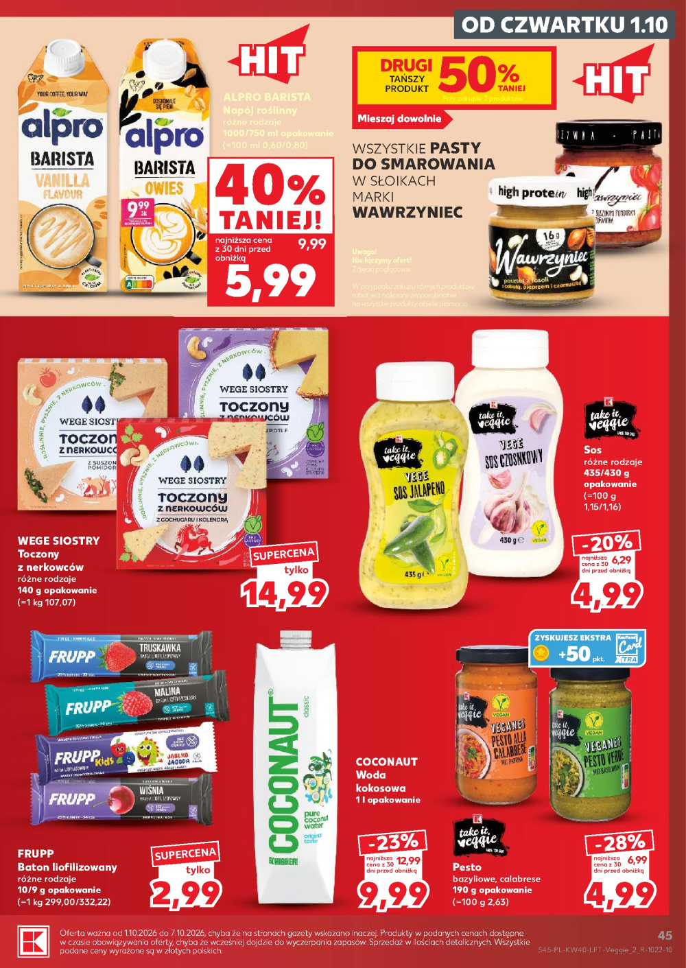 Leták Kaufland gazetka Cieszyn, Polsko - strana 45