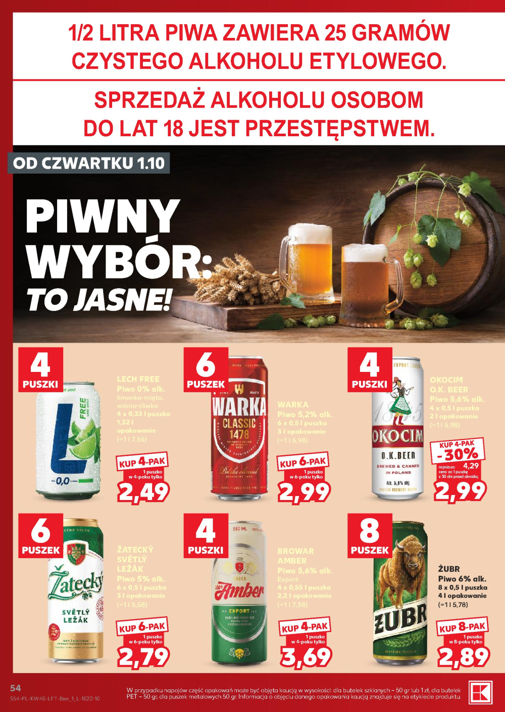 Leták Kaufland gazetka Cieszyn, Polsko - strana 54