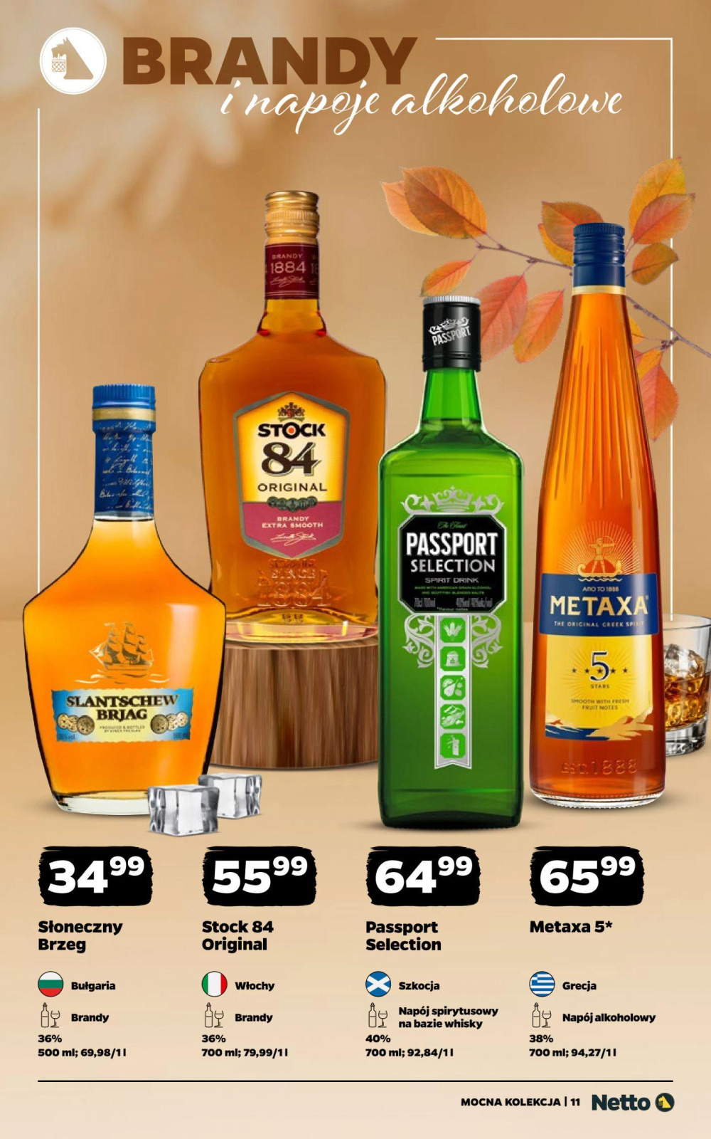 Leták Netto gazetka - Mocne Alkohole, Polsko - strana 11