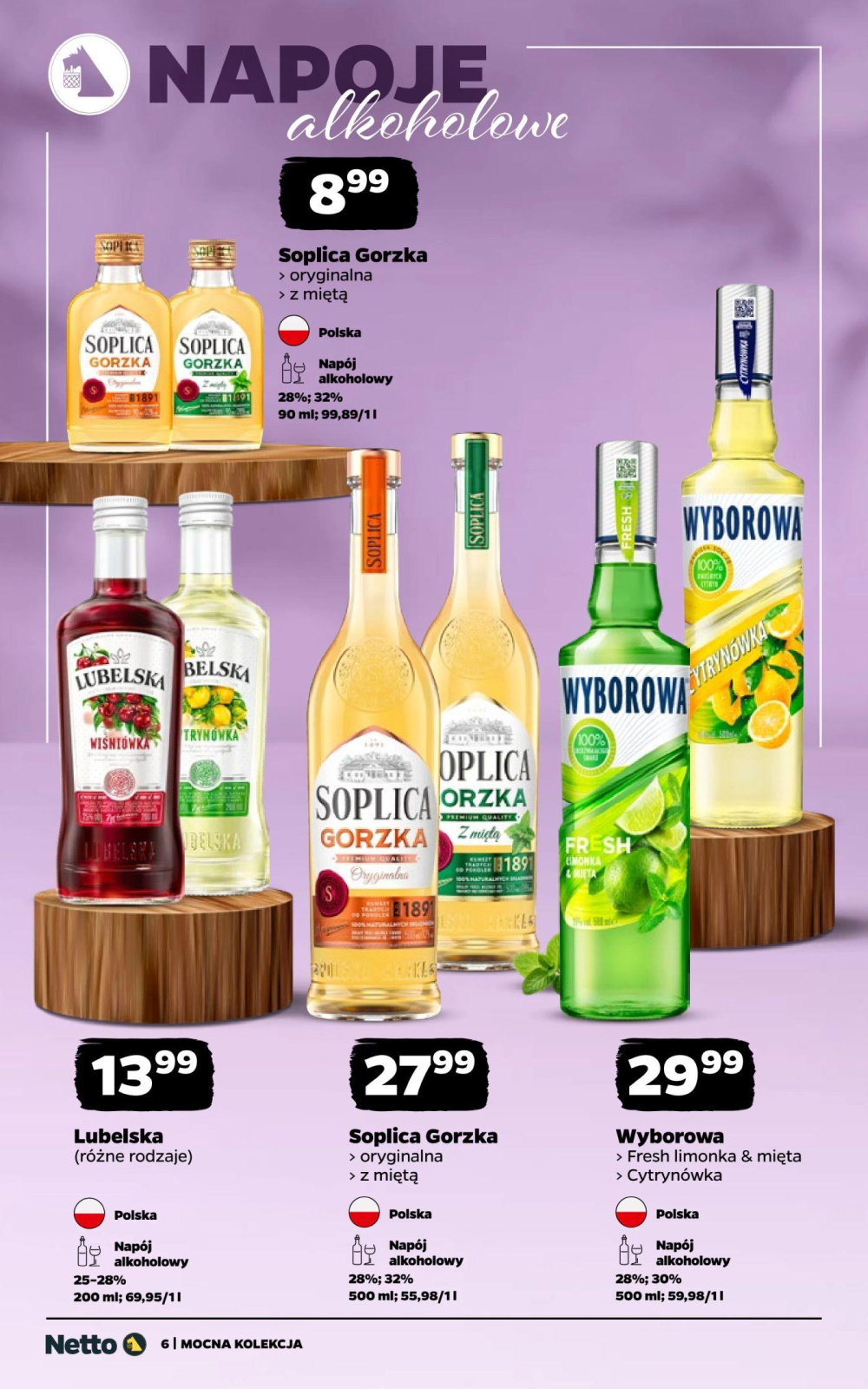 Leták Netto gazetka - Mocne Alkohole, Polsko - strana 6