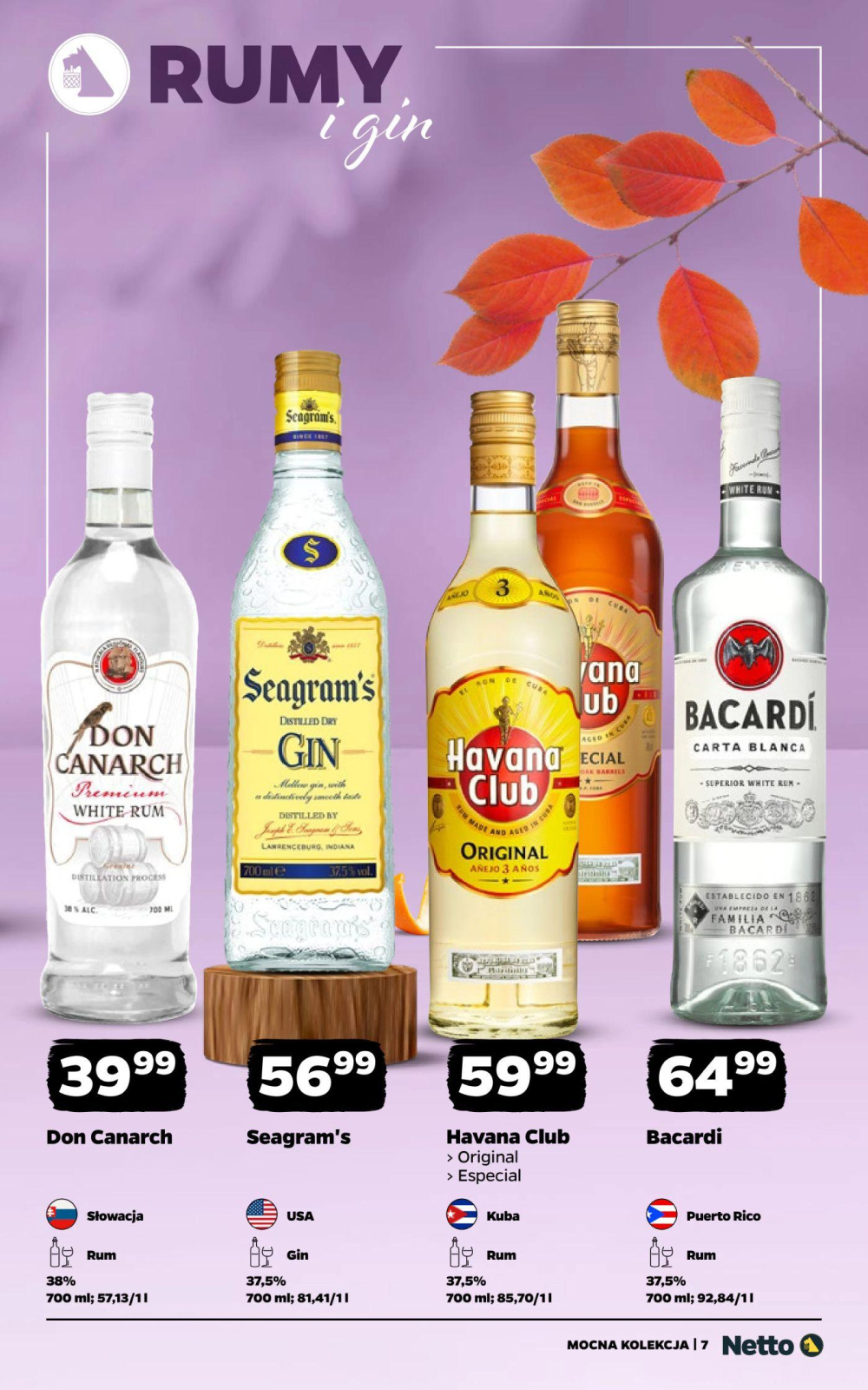 Leták Netto gazetka - Mocne Alkohole, Polsko - strana 7