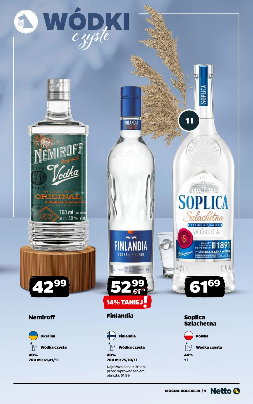 Leták Netto gazetka - Mocne Alkohole, Polsko - strana 9