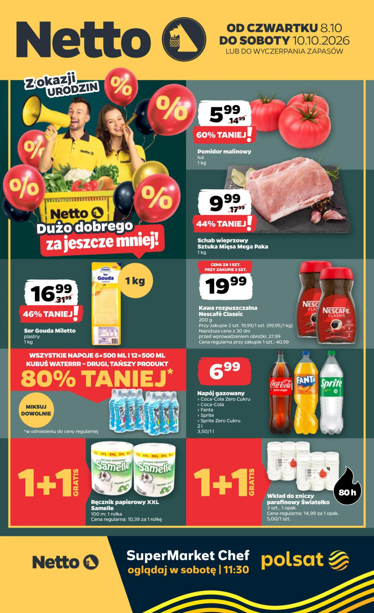 Netto gazetka od 8. 10. 2026