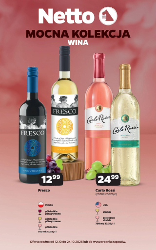 Netto gazetka - Wina
