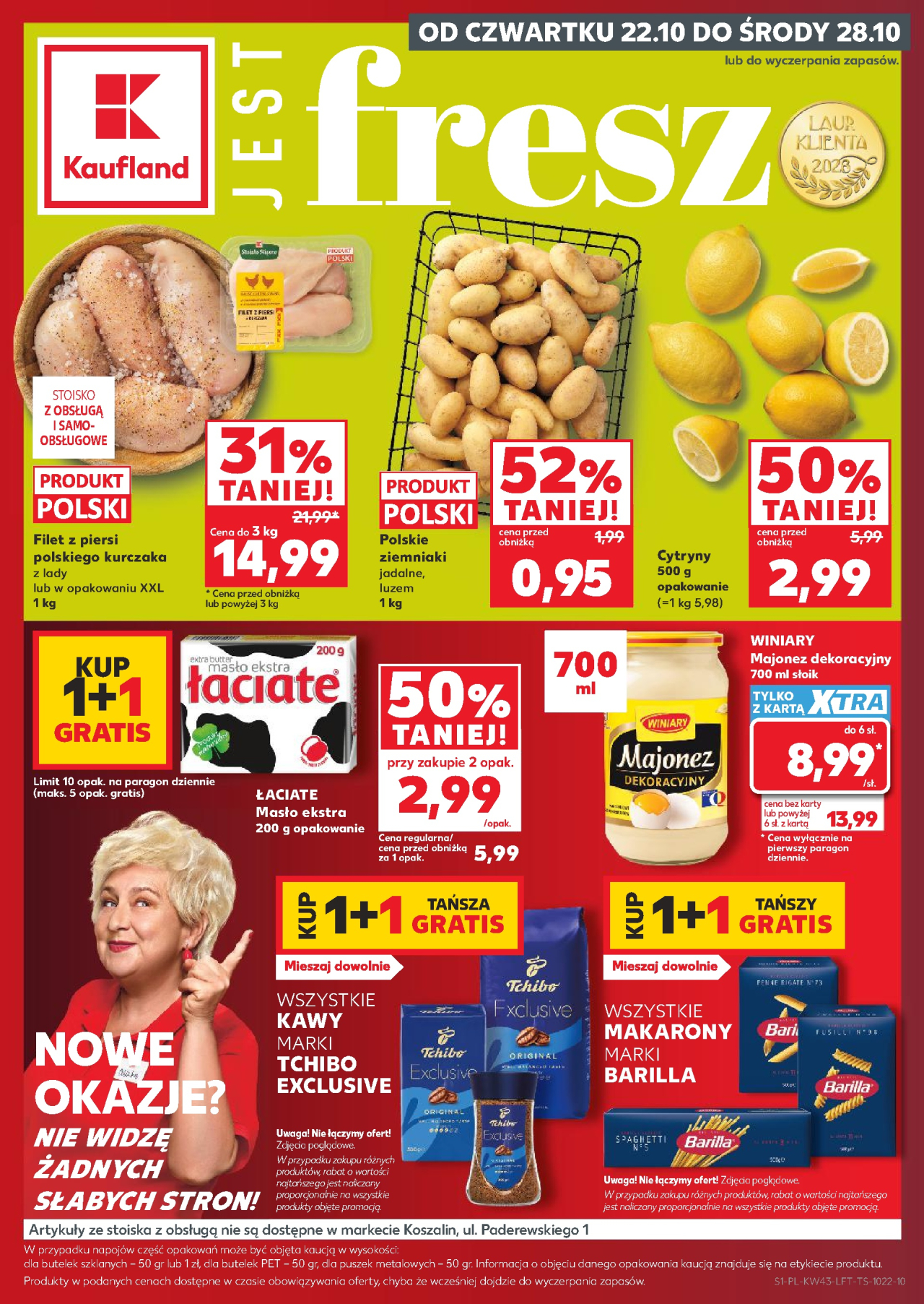 Kaufland gazetka Wałcz od 22. 10. 2026
