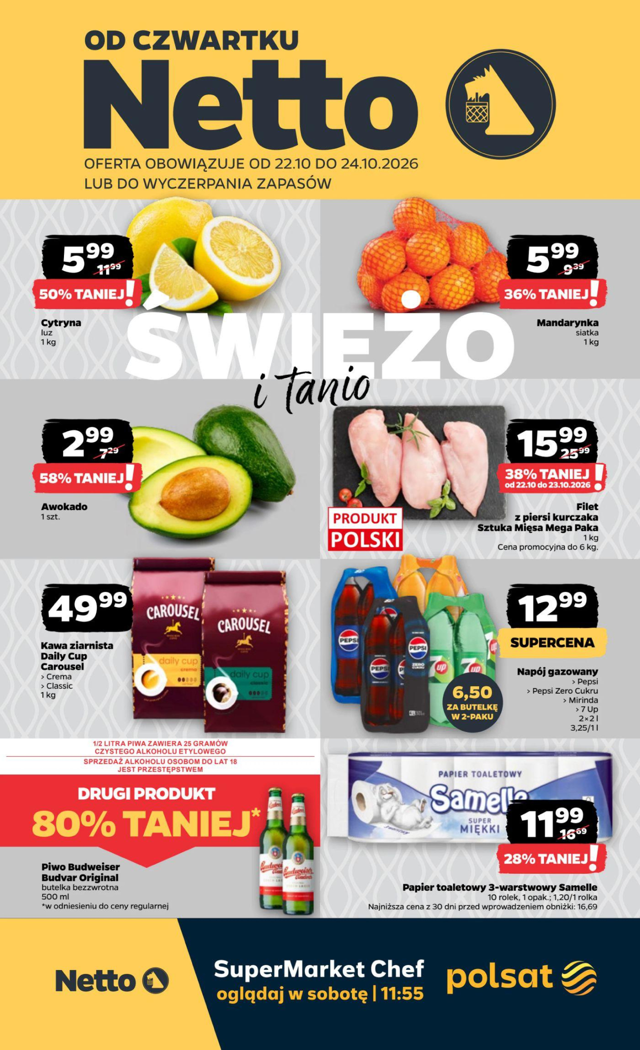 Netto gazetka od 22. 10. 2026