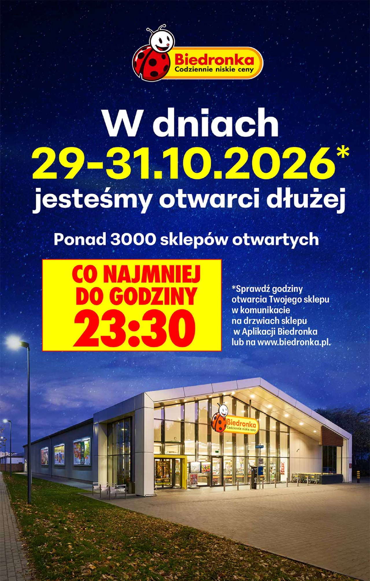Biedronka gazetka specjalna od 29. 10. 2026