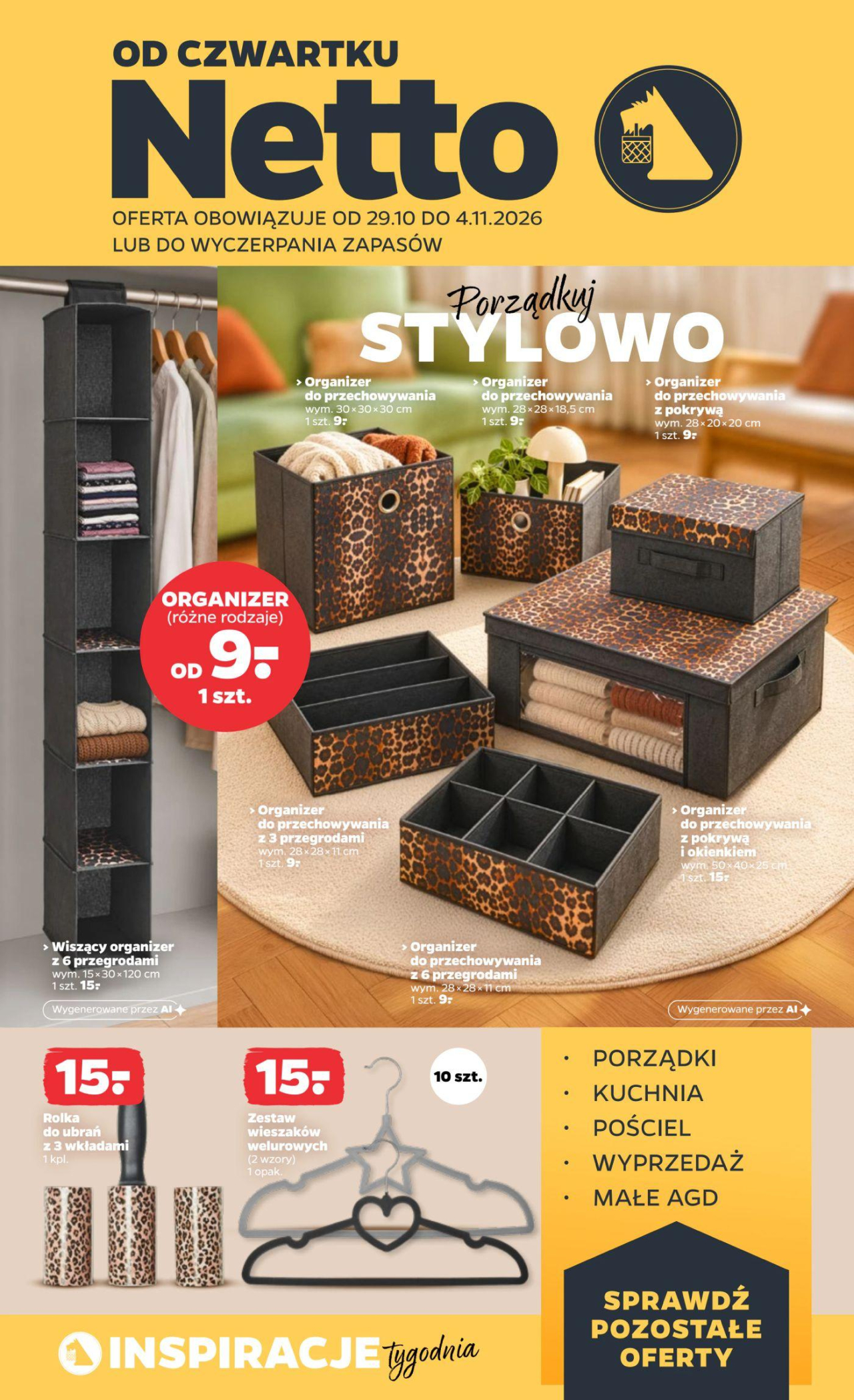 Netto gazetka - Non food od 29. 10. 2026